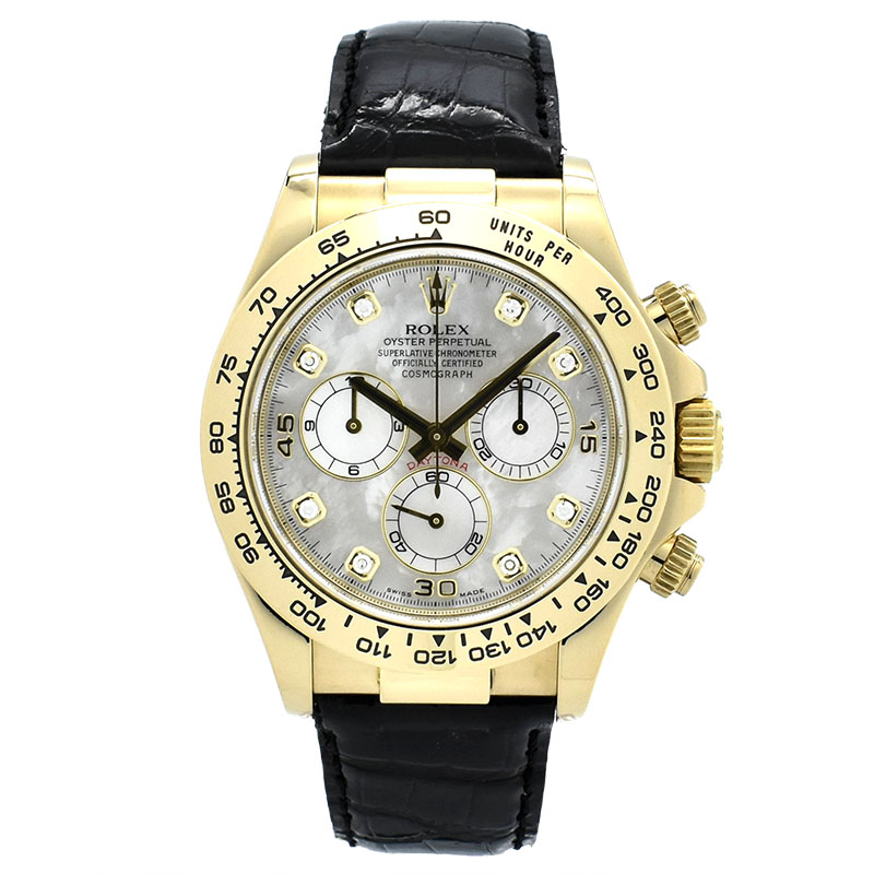 ロレックス　ROLEX　デイトナ　Ref.116518NG　ホワイトシェル　D番　18KYG　USED　中古