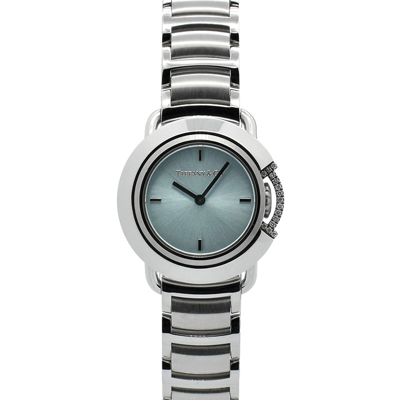ティファニー　TIFFANY&Co.　ティファニーT　Ref.68477409　500本限定　ティファニーブルー　25mm　USED　中古
