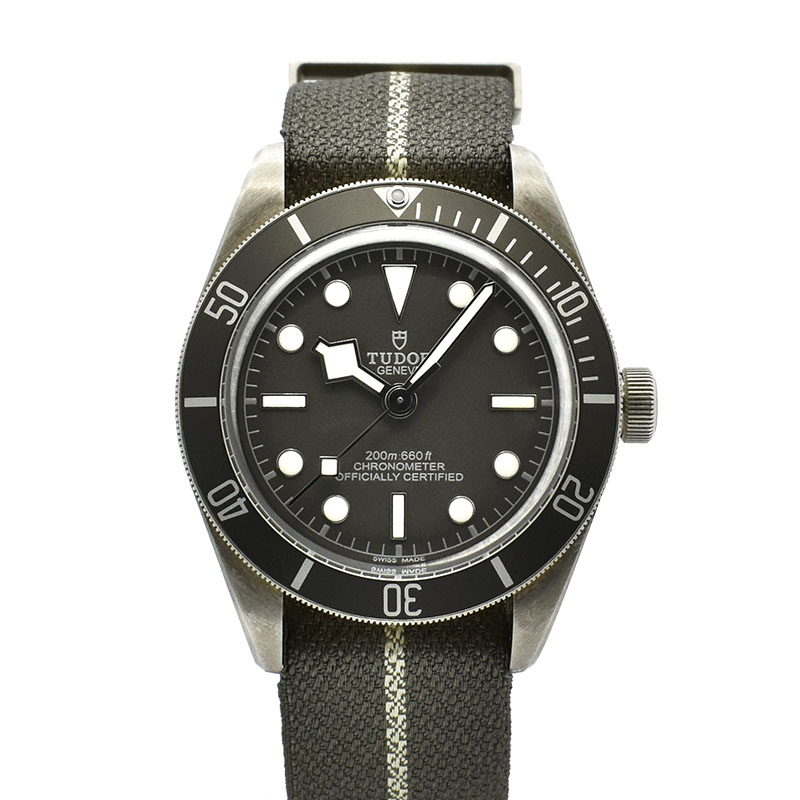 チューダー(チュードル)　TUDOR　ヘリテージ ブラックベイ フィフティエイト 925　Ref.79010SG　39mm　グレー　シルバー925　USED　中古