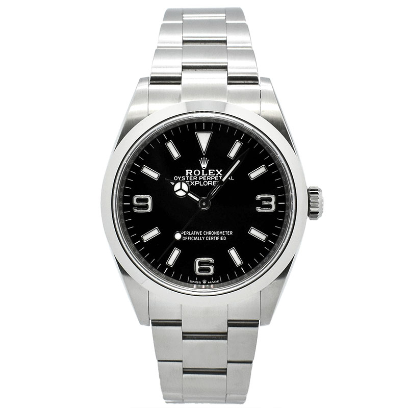 ロレックス　ROLEX　エクスプローラー1　Ref.124270　36mm　ブラック　USED　中古