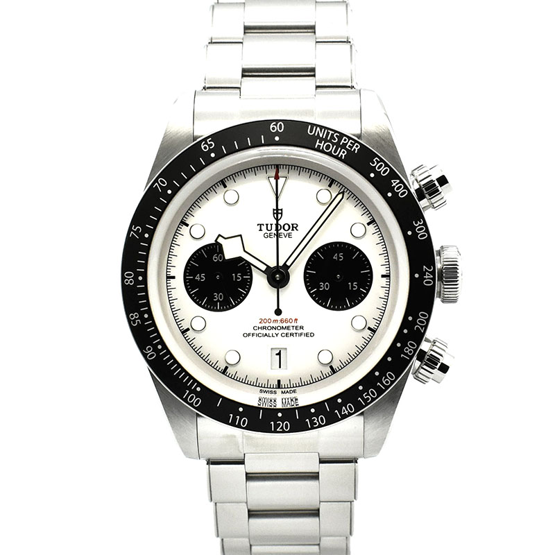 チューダー(チュードル)　TUDOR　ヘリテージ ブラックベイ クロノ　Ref.79360N　41mm　ホワイト　未使用品