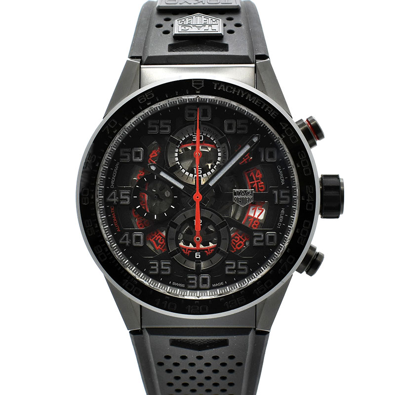 タグホイヤー　TAG HEUER　カレラ キャリバーホイヤー01 TOKYOエディション　CAR201D.FT6087　100本限定　43mm　USED　中古