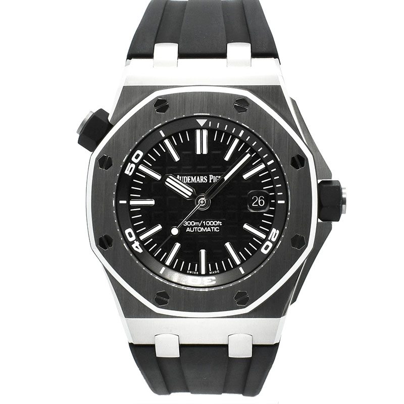 オーデマ・ピゲ　AUDEMARS PIGUET　ロイヤルオーク オフショアダイバー　15710ST.OO.A002CA.01　ブラック　SS　42mm　USED　中古