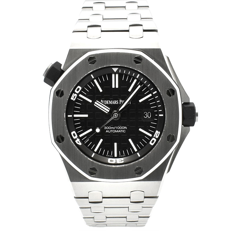 オーデマ・ピゲ　AUDEMARS PIGUET　ロイヤルオーク オフショアダイバー　15710ST.OO.A002CA.01　ブラック　SS　42mm　USED　中古
