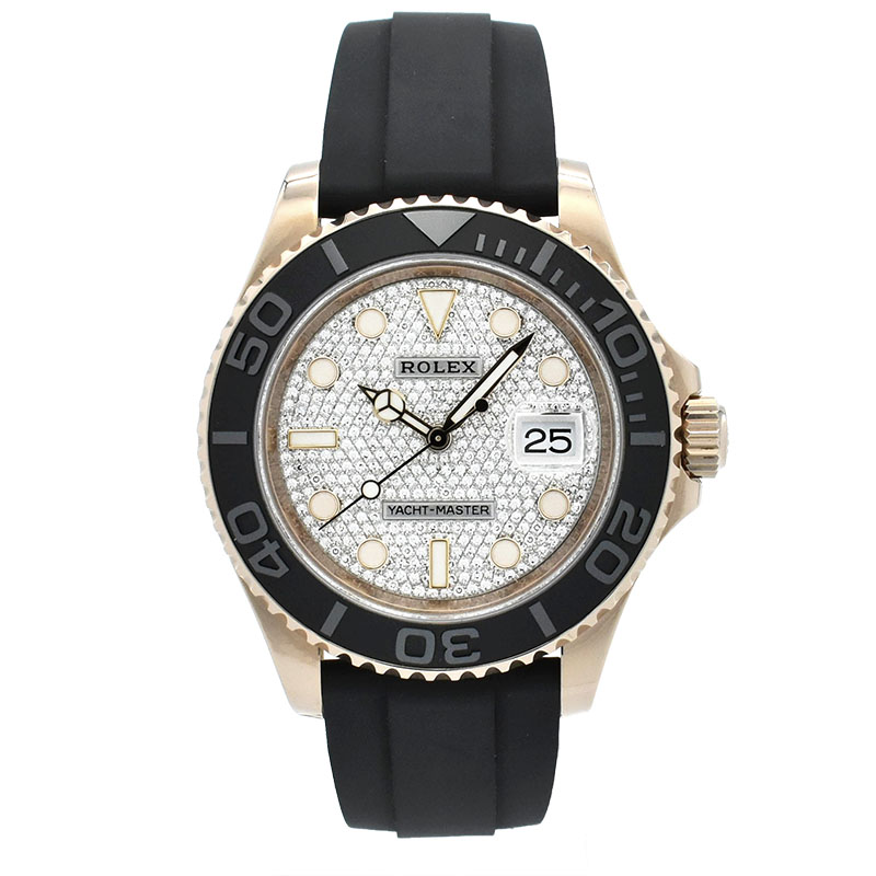 ロレックス　ROLEX　ヨットマスター40 パヴェダイヤ　Ref.126655　エバーローズゴールド　40mm　USED　中古