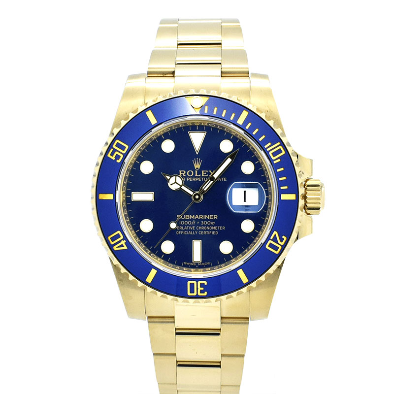 ロレックス　ROLEX　サブマリーナデイト　Ref.116618LB　18KYG　ランダム番　40mm　USED　中古