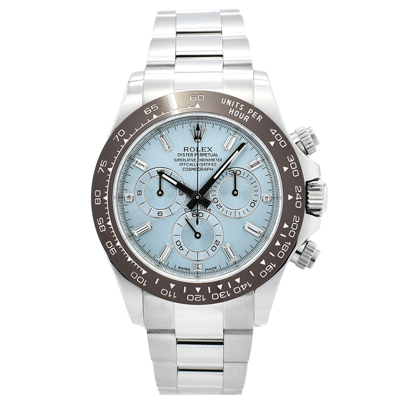 ロレックス　ROLEX　デイトナ　116506A　アイスブルー　プラチナ　ランダム番　40mm　USED　中古
