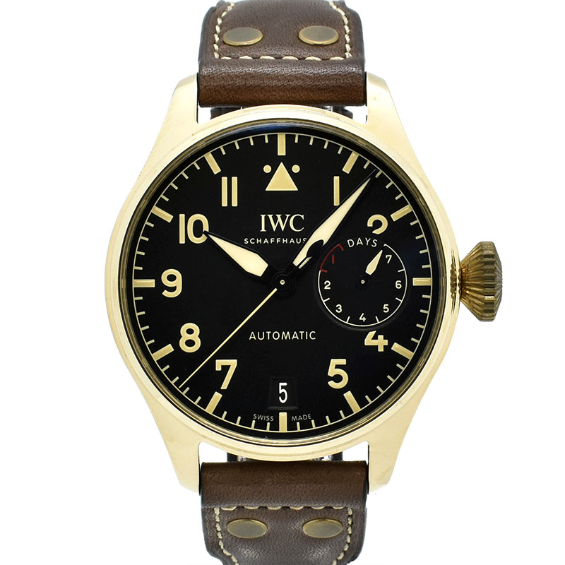 IWC　ビッグパイロットウォッチ ヘリテージ　IW501005　46.2mm　ブロンズ　革ベルト　新品同様品