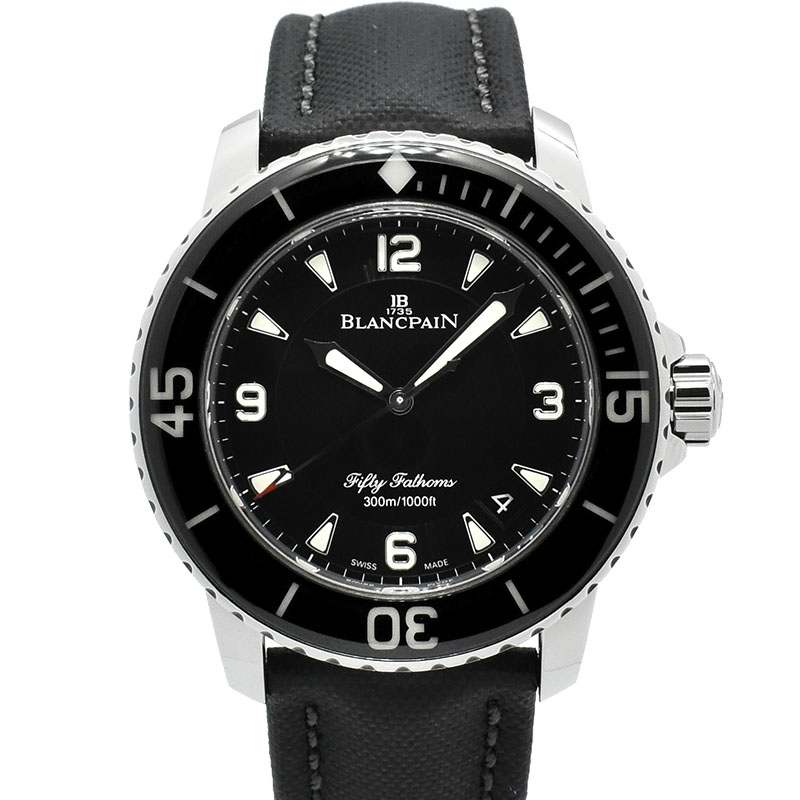 ブランパン　BLANCPAIN　フィフティファゾムス　5015-1130-52A　45mm　ブラック　新品同様品