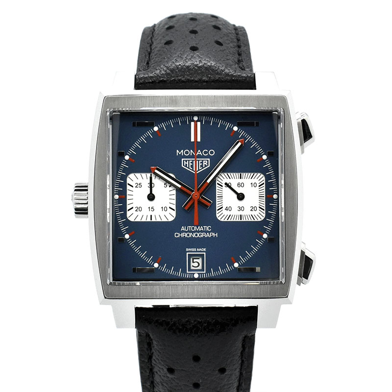 タグホイヤー　TAG HEUER　モナコ クロノグラフ Cal.11 スティーブマックイーン　CAW211P.FC6356　革ベルト　新品アウトレット