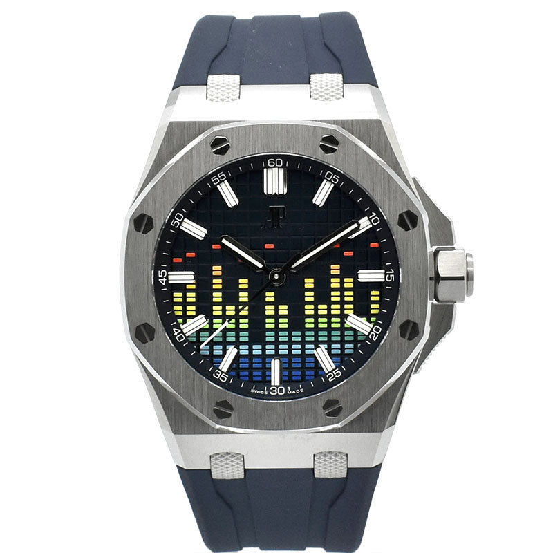 オーデマ・ピゲ　AUDEMARS PIGUET　ロイヤルオーク オフショア ミュージックエディション　15600TI.OO.A343CA.01　世界500本限定　チタン　43mm　未使用品