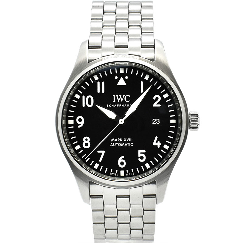 IWC　パイロットウォッチ　マーク18　IW327011　ブラック　40mm　USED　中古