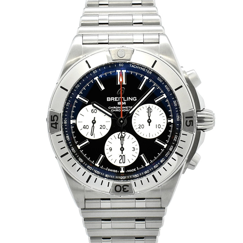 ブライトリング　BREITLING　クロノマット B01 42　AB0134101B1A1　ブラック/シルバー　USED　中古