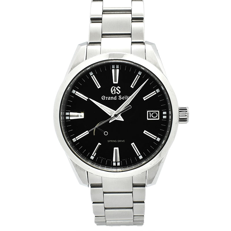 グランドセイコー　GRAND SEIKO　スプリングドライブ パワーリザーブ　SBGA301　ブラック　40.5mm　USED　中古