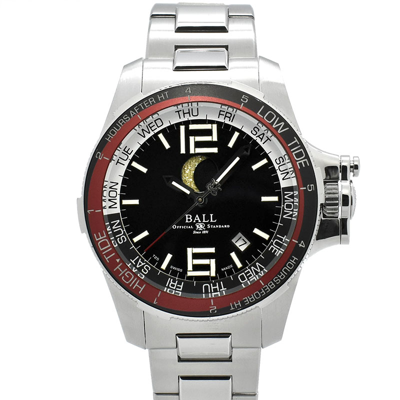 ボールウォッチ　BALL　エンジニアハイドロカーボン ムーンナビゲーター  DM3320C-SAJ-BK　42mm　USED　中古
