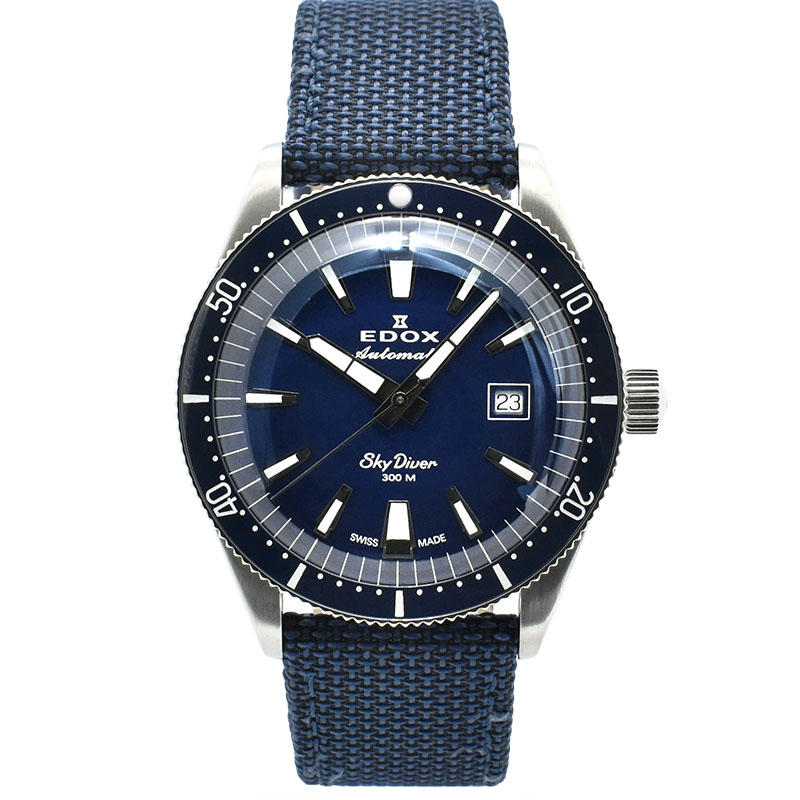 エドックス　EDOX　スカイダイバー リミテッドエディション　80126-3BUM-BUIN　42mm　世界600本限定　USED　中古
