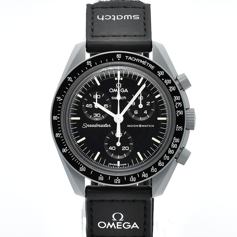 オメガ×スウォッチ　OMEGA×Swatch　ミッション トゥ ザ ムーン　SO33M100　バイオセラミック　42mm　未使用品