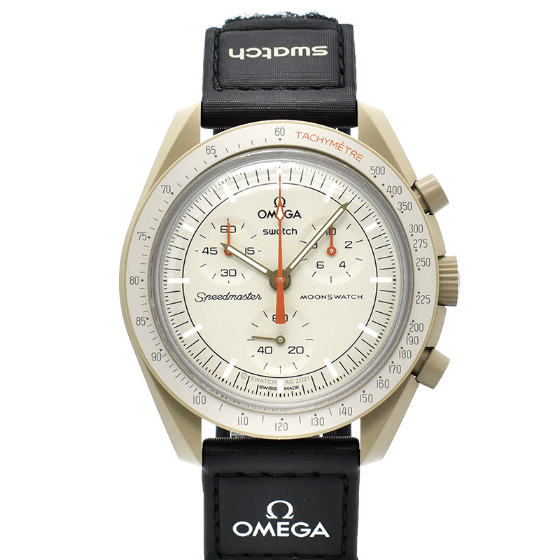 オメガ×スウォッチ　OMEGA×Swatch　ミッション トゥ ジュピター　SO33C100　バイオセラミック　42mm　未使用品