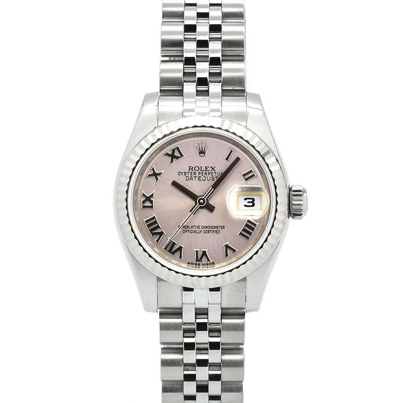 ロレックス　ROLEX　デイトジャスト　Ref.179174　ピンクローマ　26mm　ランダム番　USED　中古