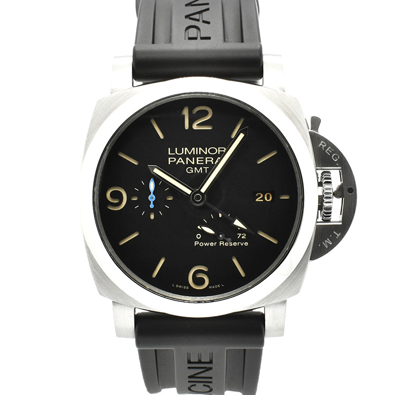 パネライ　PANERAI　ルミノール1950 3デイズ GMT パワーリザーブ アッチャイオ　PAM01321　44mm　V番　USED　中古