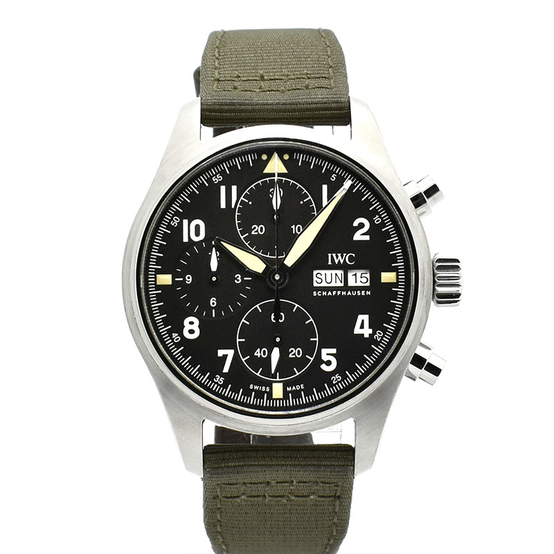 IWC　パイロットウォッチ クロノグラフ スピットファイア　IW387901　41mm　USED　中古