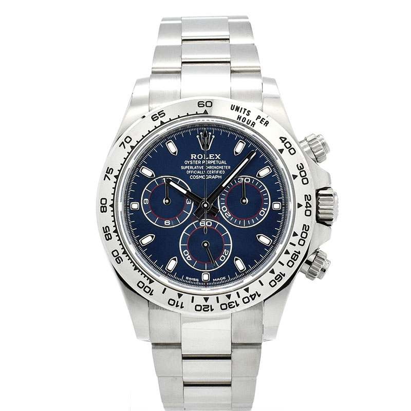 ロレックス　ROLEX　コスモグラフ デイトナ　Ref.116509　ブルー　18KWG　USED　中古