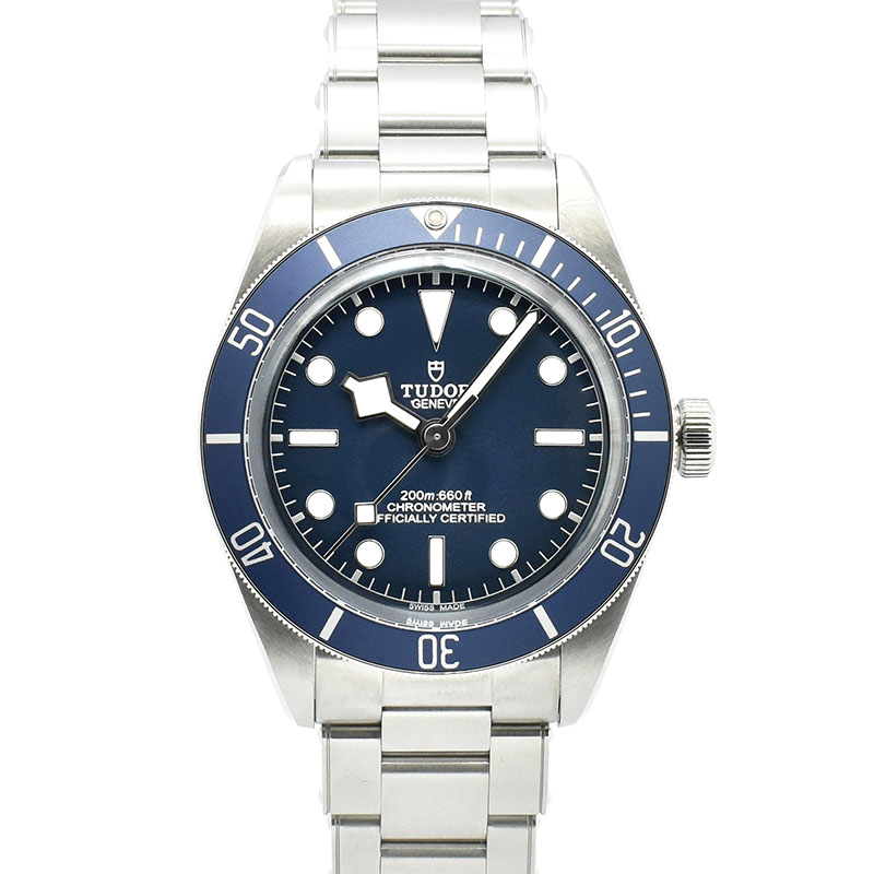 チューダー(チュードル)　TUDOR　ヘリテージ ブラックベイ フィフティエイト　Ref.79030B　39mm　ブルー　USED　中古