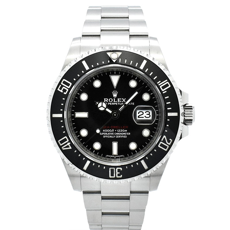 ロレックス　ROLEX　シードゥエラー　Ref.126600　クラウン無し　MK1ダイヤル　43mm　ブラック　USED　中古