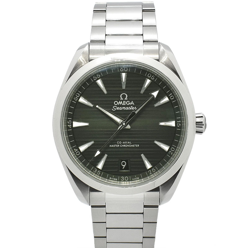 オメガ　OMEGA　シーマスター アクアテラ マスタークロノメーター　220.10.41.21.10.001　グリーン　41mm　USED　中古