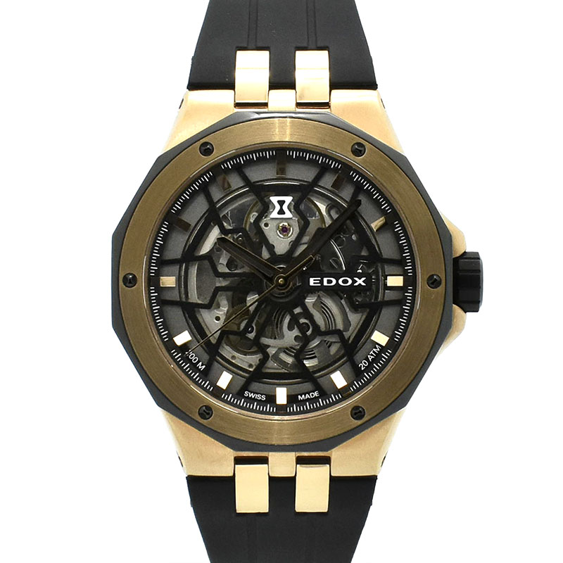 エドックス　EDOX　デルフィン メカノ オートマティック　85303-357RN-NRN　43mm　USED　中古