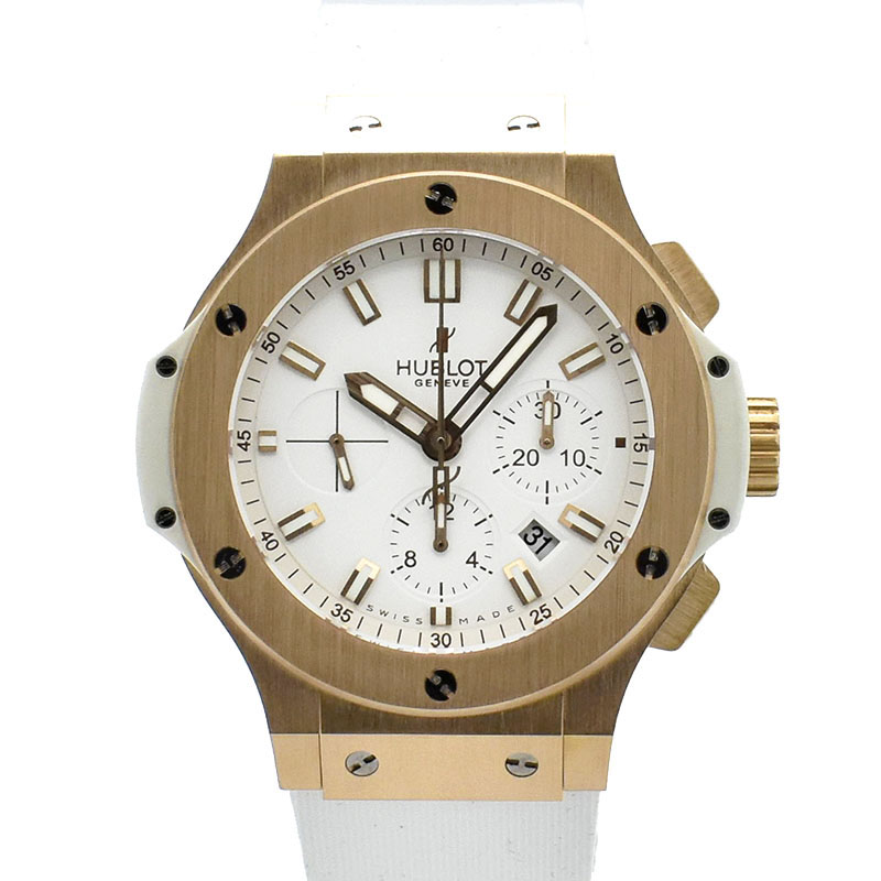 ウブロ　HUBLOT　ビッグバン　ポルトチェルボ　301.PE.2180.RW　44mm　ピンクゴールド　ホワイト　USED　中古