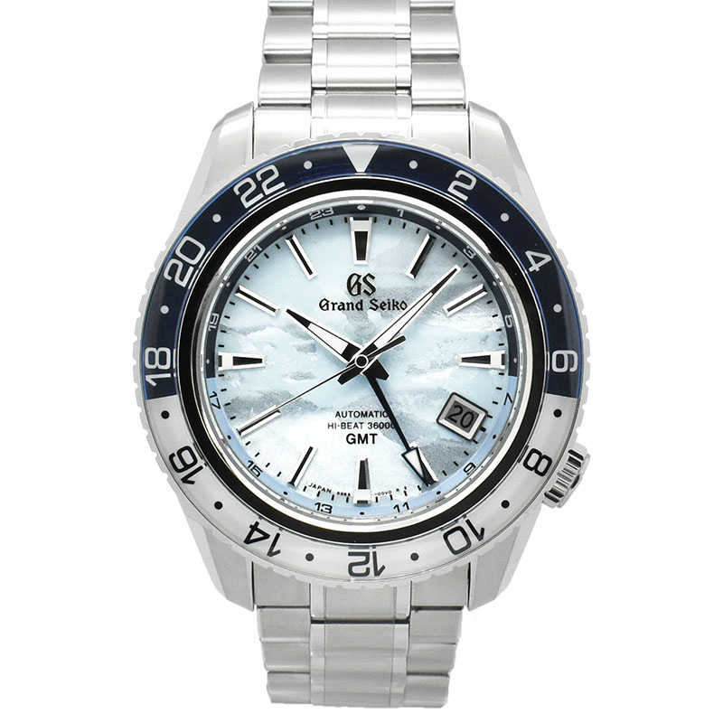 グランドセイコー　GRAND SEIKO　キャリバー9S メカニカル ハイビート36000 GMT 25周年記念限定モデル 雲海　SBGJ275　世界2000本限定　スカイブルー　44.2mm　未使用品