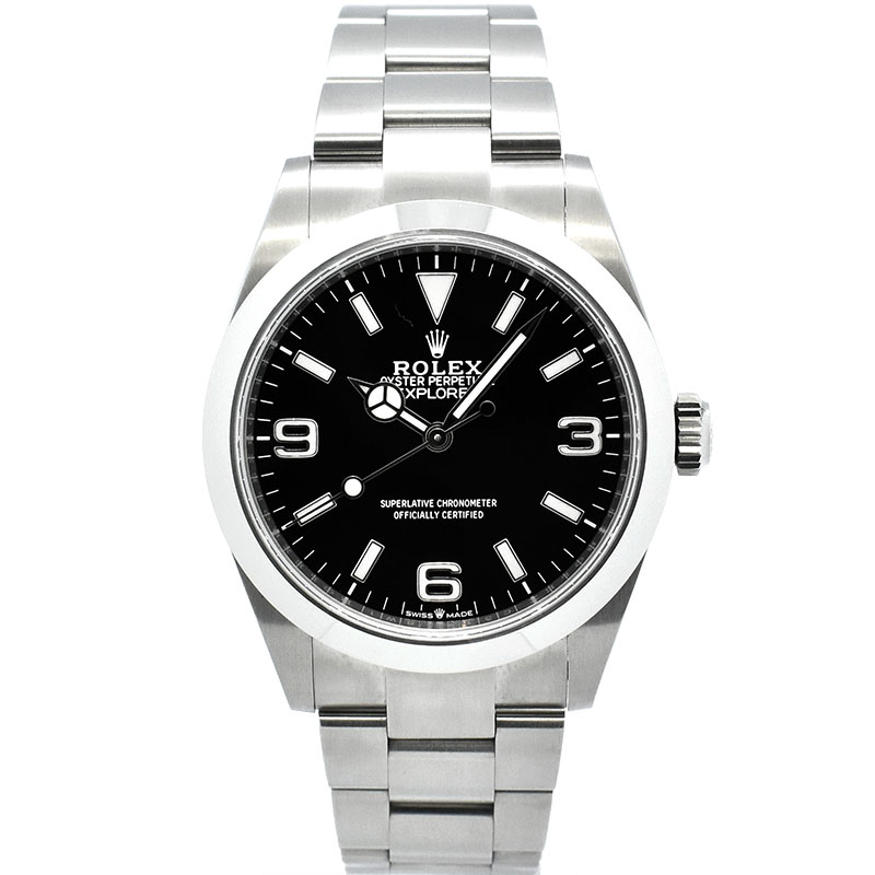 ロレックス　ROLEX　エクスプローラー40　Ref.224270　40mm　ブラック　USED　中古