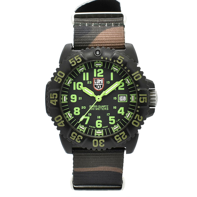ルミノックス　LUMINOX　ネイビーシールズ シリーズ　3050/3950　ブラック　44mm　クォーツ　USED　中古