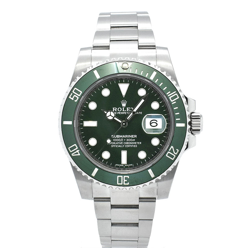 ロレックス　ROLEX　サブマリーナデイト グリーン　Ref.116610LV　ランダム番　USED　中古