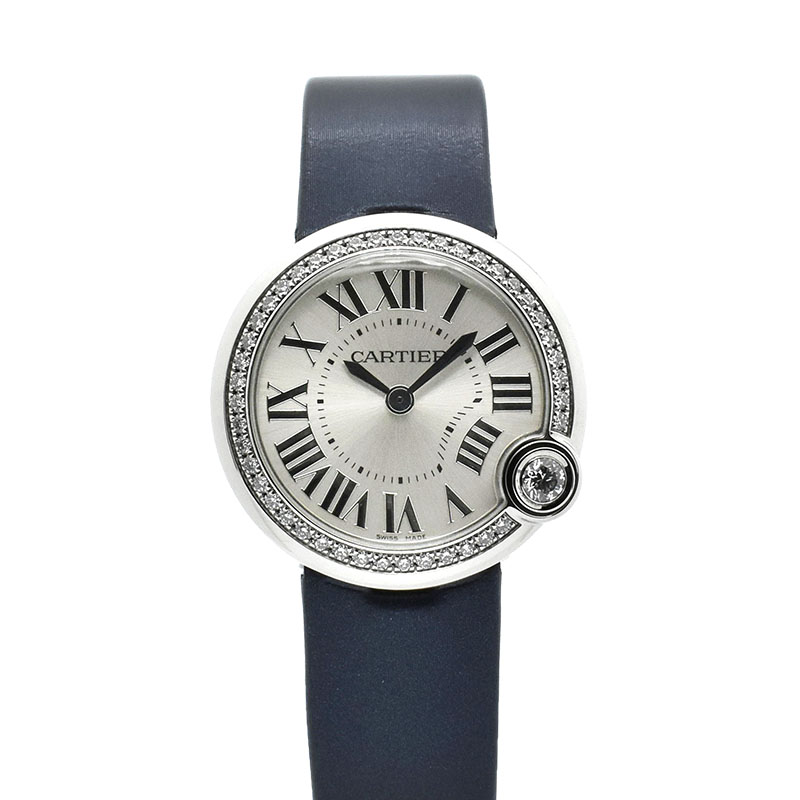 カルティエ　CARTIER　バロン ブラン ドゥ カルティエ ベゼルダイヤ　W4BL0003　30mm　USED　中古
