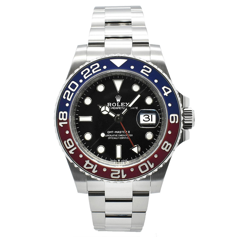 ロレックス　ROLEX　GMTマスター2　Ref.126710BLRO　ブルー/レッドベゼル　40mm　USED　中古