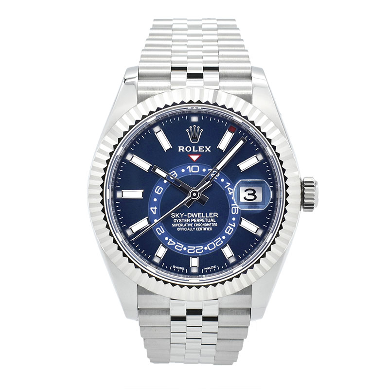 ロレックス　ROLEX　スカイドゥエラー　Ref.326934　ブルー　42mm　USED　中古