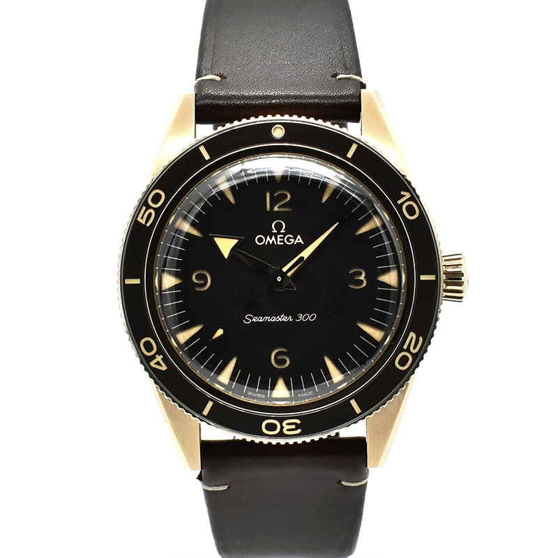 オメガ　OMEGA　シーマスター300 コーアクシャル マスタークロノメーター　234.92.41.21.10.001　41mm　ブロンズゴールド　USED　中古