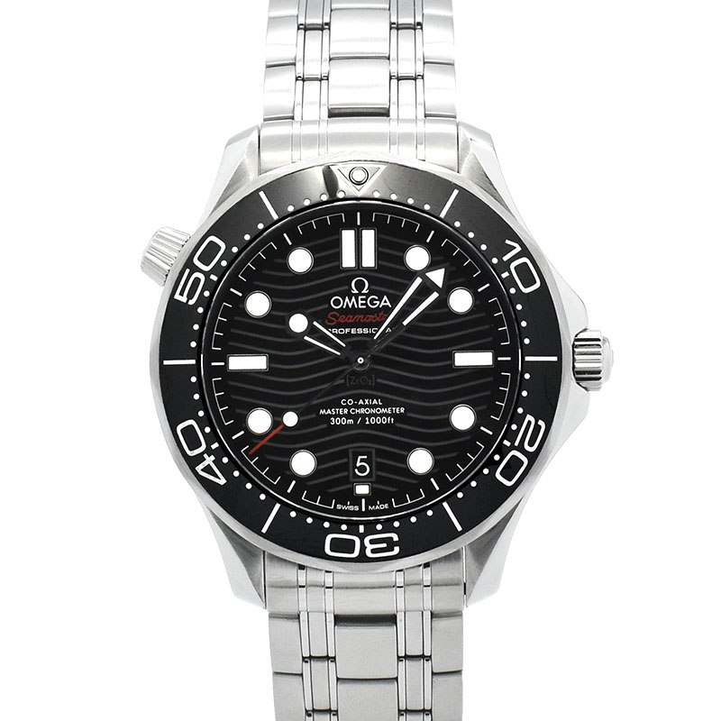 オメガ　OMEGA　シーマスター300 コーアクシャル マスタークロノメーター　210.30.42.20.01.001　ブラック　42mm　USED　中古