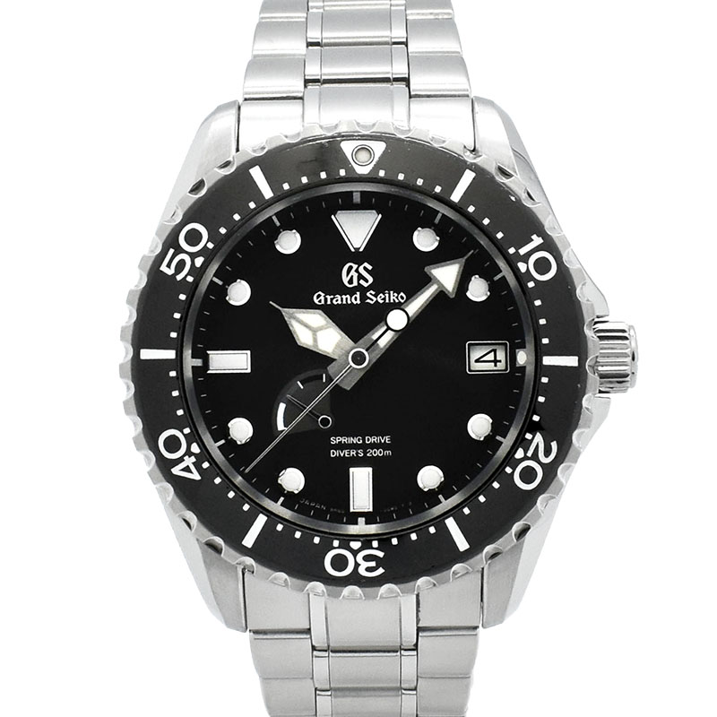 グランドセイコー　GRAND SEIKO　9Rスプリングドライブ ダイバーズウォッチ　SBGA461　ブラック　44.2mm　USED　中古