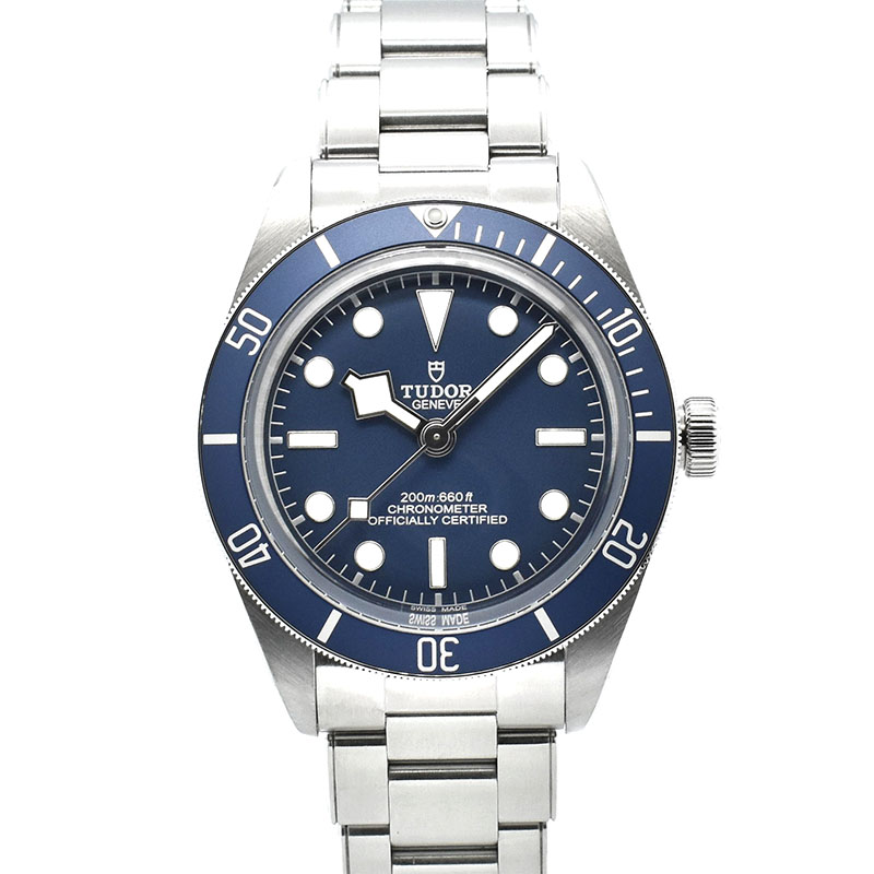 チューダー(チュードル)　TUDOR　ヘリテージ ブラックベイ フィフティエイト　Ref.79030B　39mm　ブルー　USED　中古