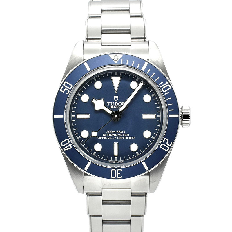 チューダー(チュードル)　TUDOR　ヘリテージ ブラックベイ フィフティエイト　Ref.79030B　39mm　ブルー　USED　中古