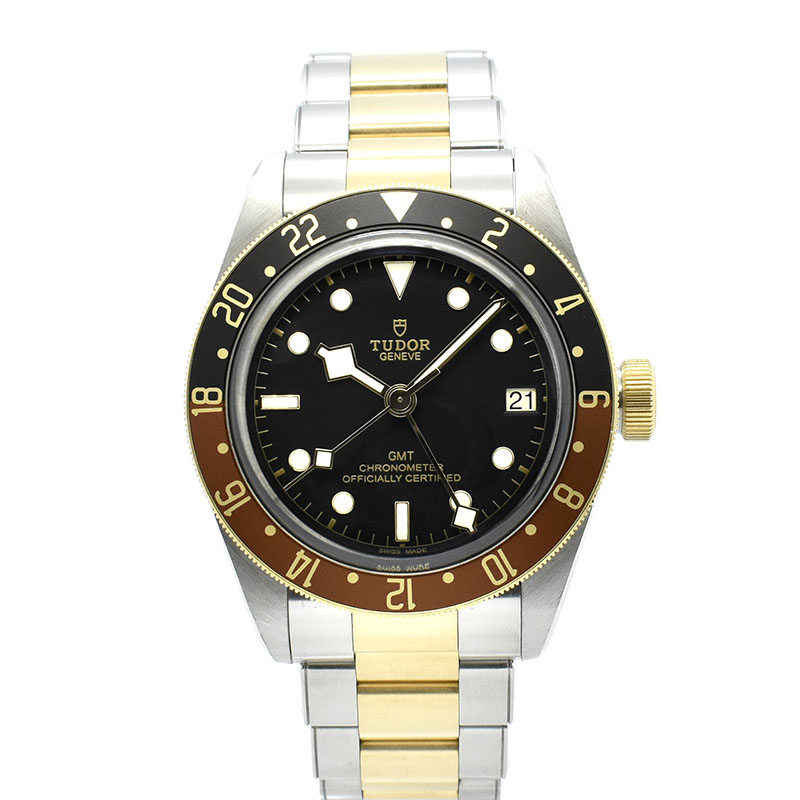 チューダー(チュードル)　TUDOR　ヘリテージ ブラックベイ GMT S&G　Ref.79833MN　41mm　ブラック　USED　中古