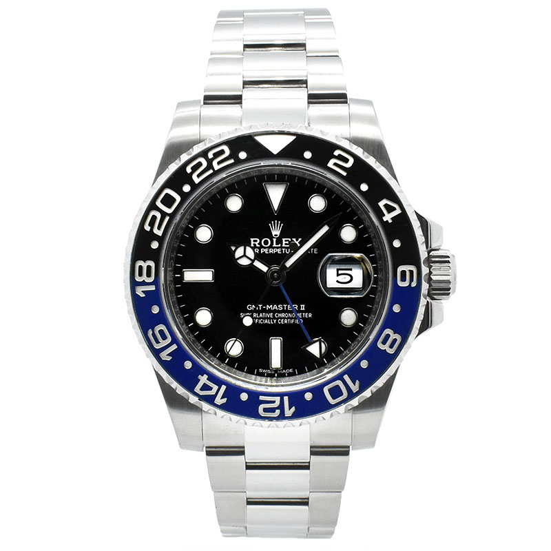 ロレックス　ROLEX　GMTマスター2　116710BLNR　40mm　青黒ベゼル　USED　中古
