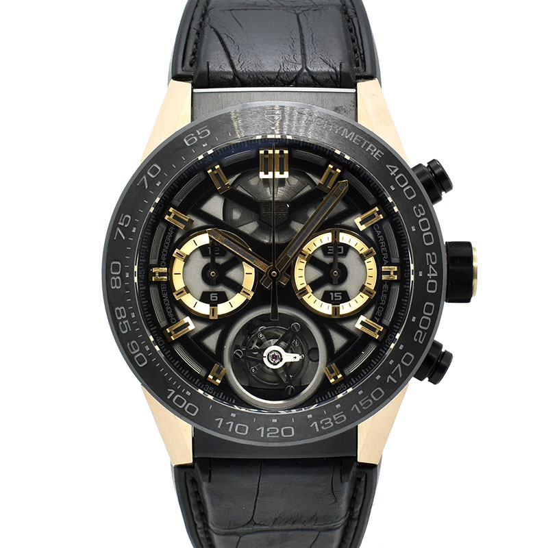 タグホイヤー　TAG HEUER　カレラ ホイヤー02T フライングトゥールビヨン　CAR5A5U.FC6377　45mm　USED　中古