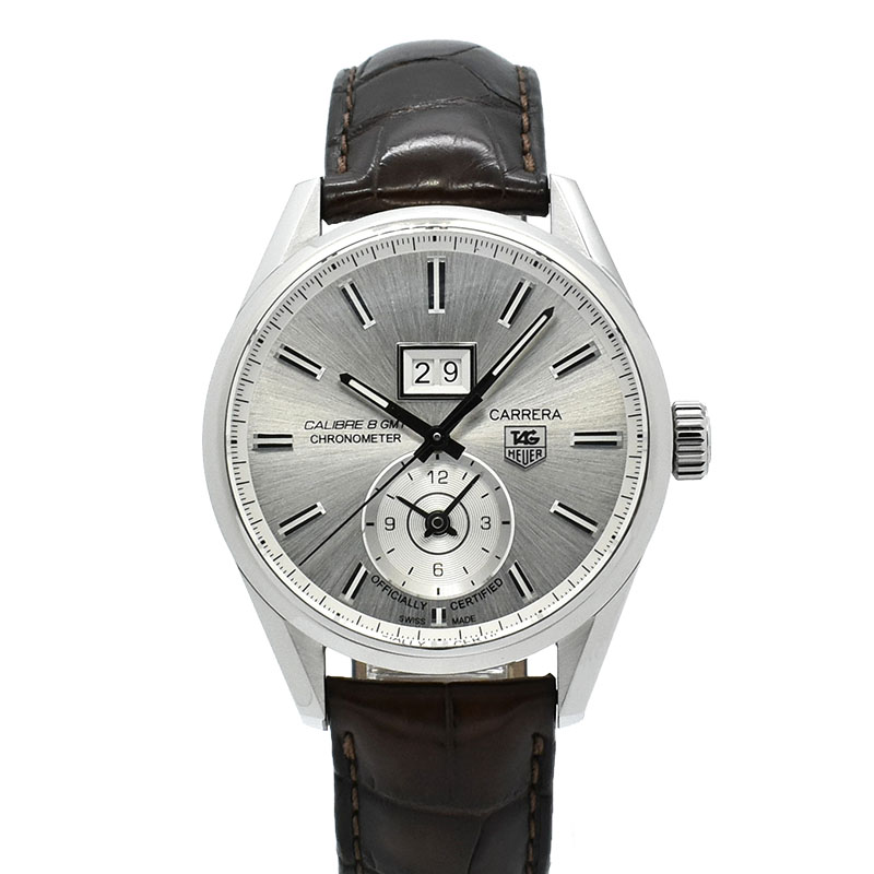 タグホイヤー　TAG HEUER　カレラ グランドデイト キャリバー8 GMT　WAR5011.FC6291　41mm　USED　中古