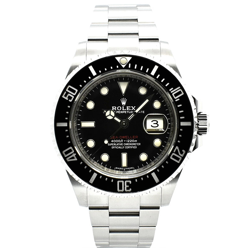ロレックス　ROLEX　シードゥエラー　Ref.126600　クラウン無し　MK1ダイヤル　43mm　ブラック　USED　中古
