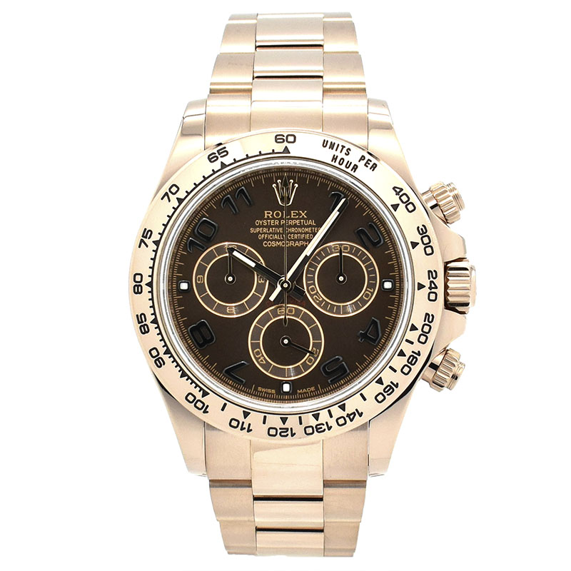 ロレックス　ROLEX　デイトナ　Ref.116505　エバーローズゴールド　チョコレートブラウン　ランダム番　USED　中古