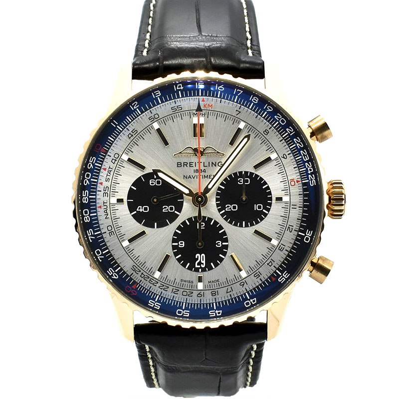 ブライトリング　BREITLING　ナビタイマーB01 クロノグラフ 46　RB0137241G1P1　18KRG　46mm　USED　中古